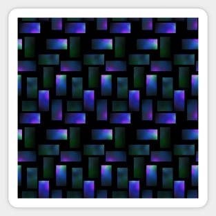 3d puzzles in sea colors Sticker